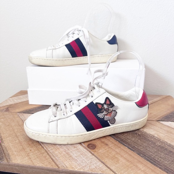 Gucci Ace Year of the Dog White Sneakers - Picture 2 of 16